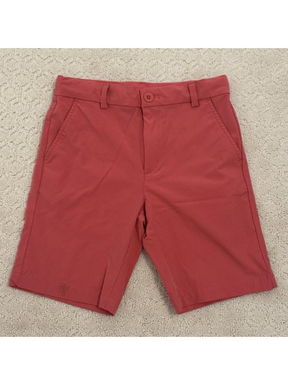 Vineyard Vines Youth Boy's Performance Breaker Shorts size 10 Salmon-Pink